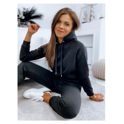 Teplá dámská mikina černé barvy DStreet