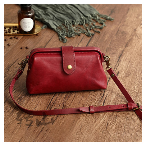 Dámská mini kožená kabelka Crossbody Bag