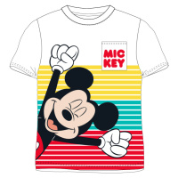 Mickey Mouse - licence Chlapecké tričko - Mickey Mouse 52029503, bílá Barva: Bílá