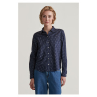 KOŠILE GANT REG DOT PRINT CTN VOILE SHIRT EVENING BLUE