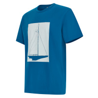Tričko woolrich boat t-shirt modrá