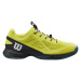 Wilson RUSH PRO JR 4.0 QL Juniorská tenisová obuv, žlutá, velikost 35 1/3