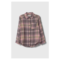 Dětská košile Abercrombie & Fitch růžová barva
