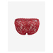 Červené dámské krajkové kalhotky Calvin Klein Underwear