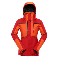 Alpine Pro Malefa Dámská lyžařská bunda LJCY546 tmavě červená