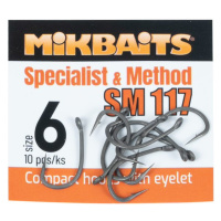 Mikbaits háčky specialits & method sm 117 hook 10 ks - 12