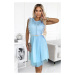 Dámské šaty Numoco 454-4 GRETA | modrá