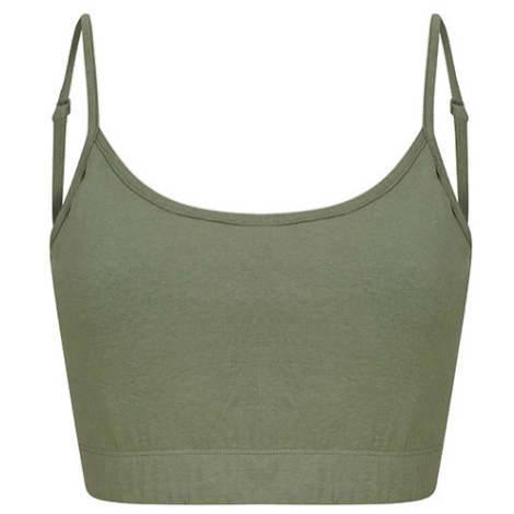 Sf Dámský crop top SK230 Khaki