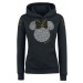 Mickey & Minnie Mouse Minnie Maus - Love Dámská mikina s kapucí černá