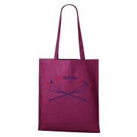 DOBRÝ TRIKO Bavlněná taška pro vodáky s potiskem AHOJ Barva: Fuchsiová