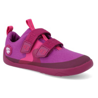 Barefoot dětské tenisky Affenzahn - Sneaker Cotton Happy-Bird vegan fialové