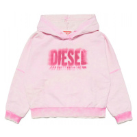 Mikina diesel squingy sweat-shirt růžová