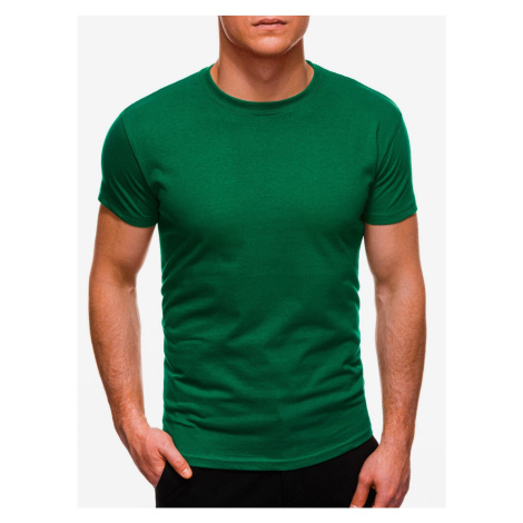 Zelené pánské basic tričko Edoti