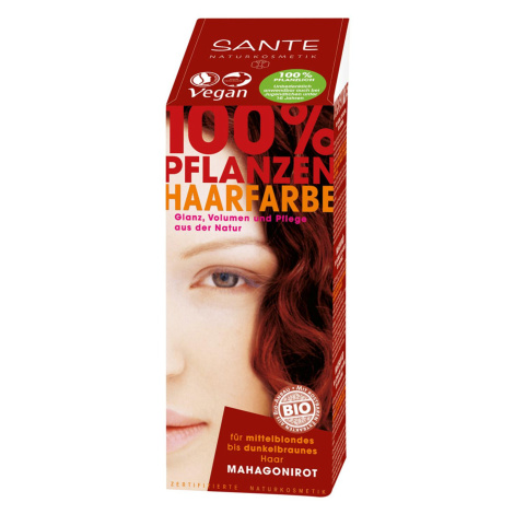 SANTE Rostlinná barva na vlasy mahagon 100 g Sante Naturkosmetik