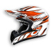 AIROH CR901 Linear CR1LI32 helma bílá/oranžová