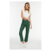 Trendyol Green High Waist Straight Jeans