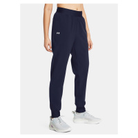 Kalhoty Under Armour Rival Hi Rise Woven Pant Wmn Blue