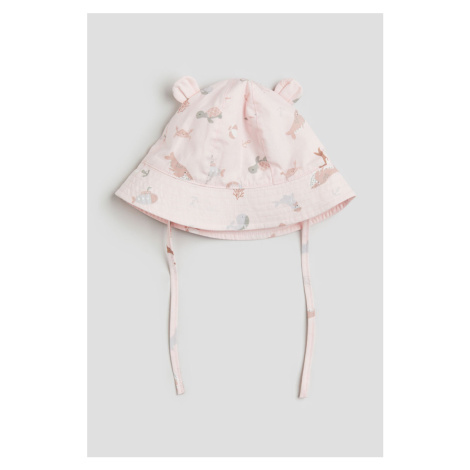 H & M - Letní klobouček's oušky - růžová H&M