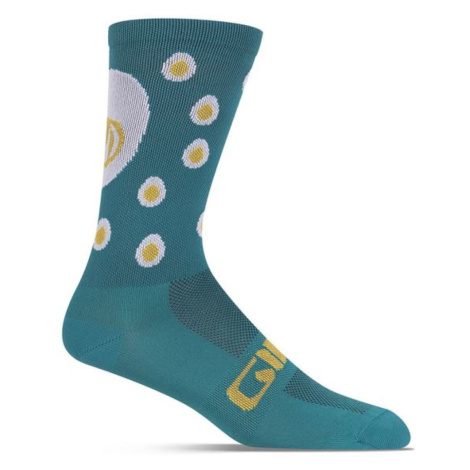 GIRO Cyklistické ponožky klasické - COMP - modrá