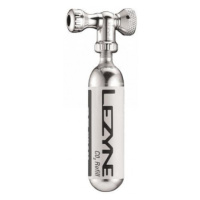 Cyklistická pumpa LEZYNE CONTROL DRIVE CO2 SILVER GLOSS WITH 25G CARTRIDGE