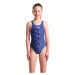 Arena performance escape swim tech girls navy