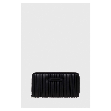 Peněženka Karl Lagerfeld černá barva