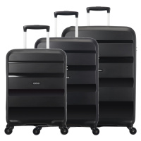 American Tourister BON AIR Sada 3 kufrů 55/66/75cm Černý