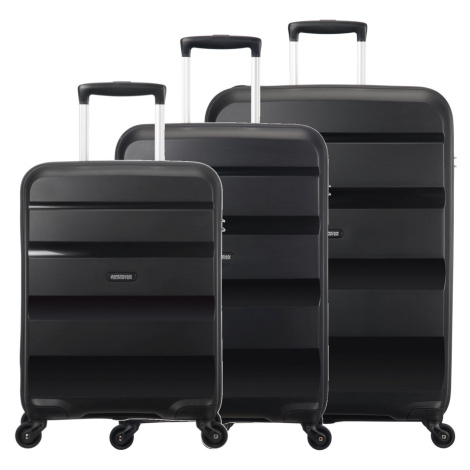 American Tourister BON AIR Sada 3 kufrů 55/66/75cm Černý