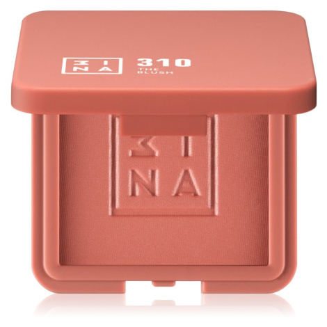 3INA The Blush kompaktní tvářenka odstín 310 Light Peach 7,5 g