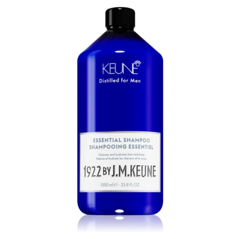 Keune 1922 Essential Shampoo tělový a vlasový šampon pro suché vlasy 1000 ml