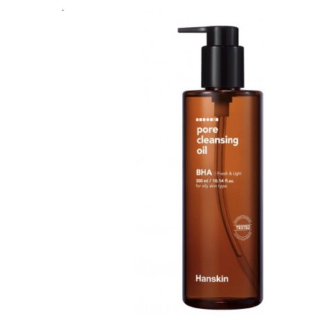 HANSKIN -  PORE CLEANSING OIL BHA - Odličovací pleťový olej na mastnou a aknózní pleť  300 ml