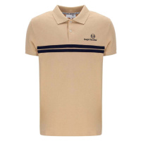 Sergio Tacchini New Supermac Polo Shirt Latte/Maritime Blue Béžová