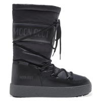 MOON BOOT-L-Track High Nylon WP black Černá