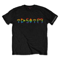 Pink Floyd Tričko Dark Side Prism Initials Unisex Black