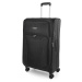 ITACA XL látkový rozšířitelní kufr na kolečkách 83L - polyester - černý