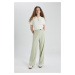 DEFACTO Wide Leg High Waist Standard Length Pants