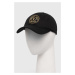 Bavlněná baseballová čepice Versace Jeans Couture černá barva, s aplikací, 76HAZK26 ZG205