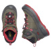 Dětské zimní boty Keen REDWOOD MID WP YOUTH steel grey/red dahlia