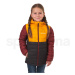 Columbia Powder Lite™ Boys Hooded Jacket J 1802901012 - shark/flame orange/red jasper