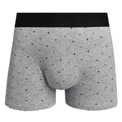 Vuch Trendy šedé puntíkaté boxerky Skim