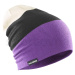 Salomon Flatspin Reversible Beanie LC2157300 - royal purple/deep black/almond milk