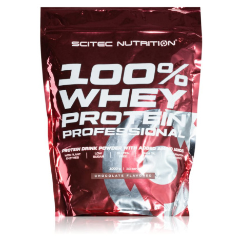 Scitec Nutrition 100% Whey Protein Professiona syrovátkový protein s trávícími enzymy příchuť Ch