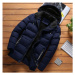 Pánská zimní bunda termální s odnímatelnou kapucí