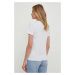 Bavlněné tričko Pepe Jeans Kallan bílá barva