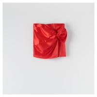 Sinsay - Mini sukně s ozdobným vázáním - Červená