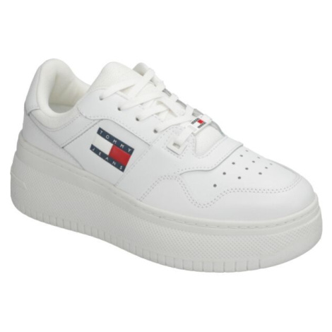 Tommy Hilfiger TJW RETRO BASKET FLATFORM ESS Dámské tenisky, bílá, velikost