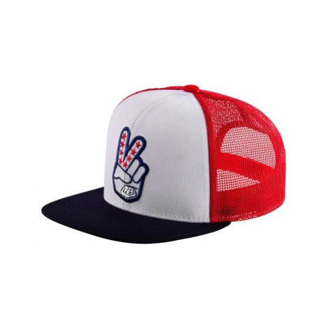 Snapback Hat - Peace Out Red/White Troy Lee Designs