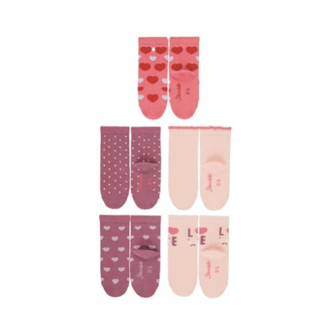 Sterntaler Ponožky 5-pack růžové