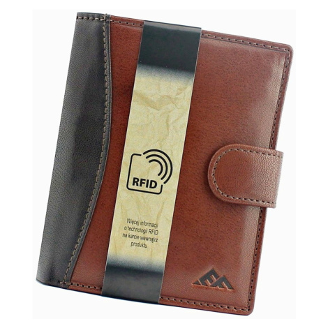 El Forrest Pánská kožená peněženka El Forrest 2547-21 RFID hnědá