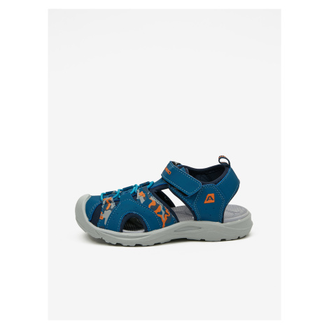 Modré dětské outdoorové sandály ALPINE PRO Lysso